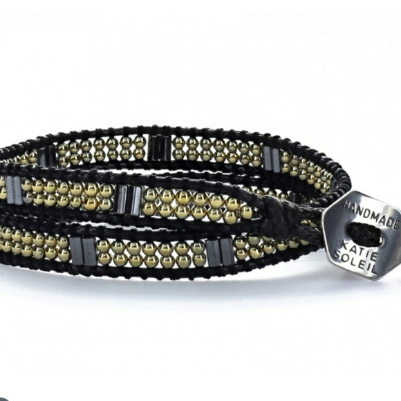 NEW Handmade 2 Wrap Bracelet Choker Katie Soleil - Picture 2 of 5